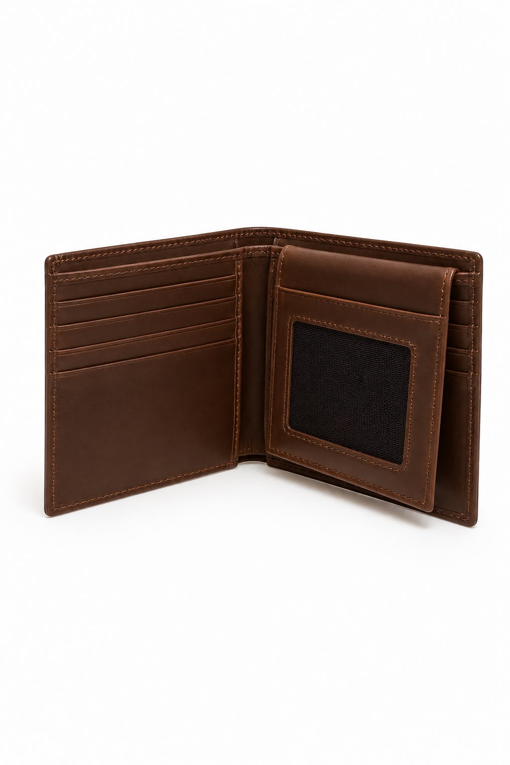 Billetera Hombre Café Texturizada