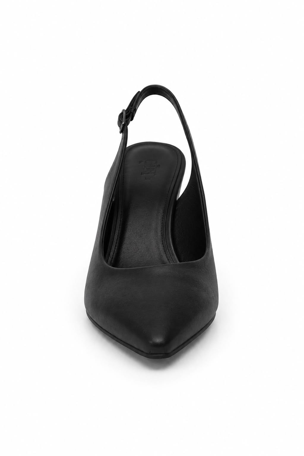 Zapato Negro con Tacón Cuña