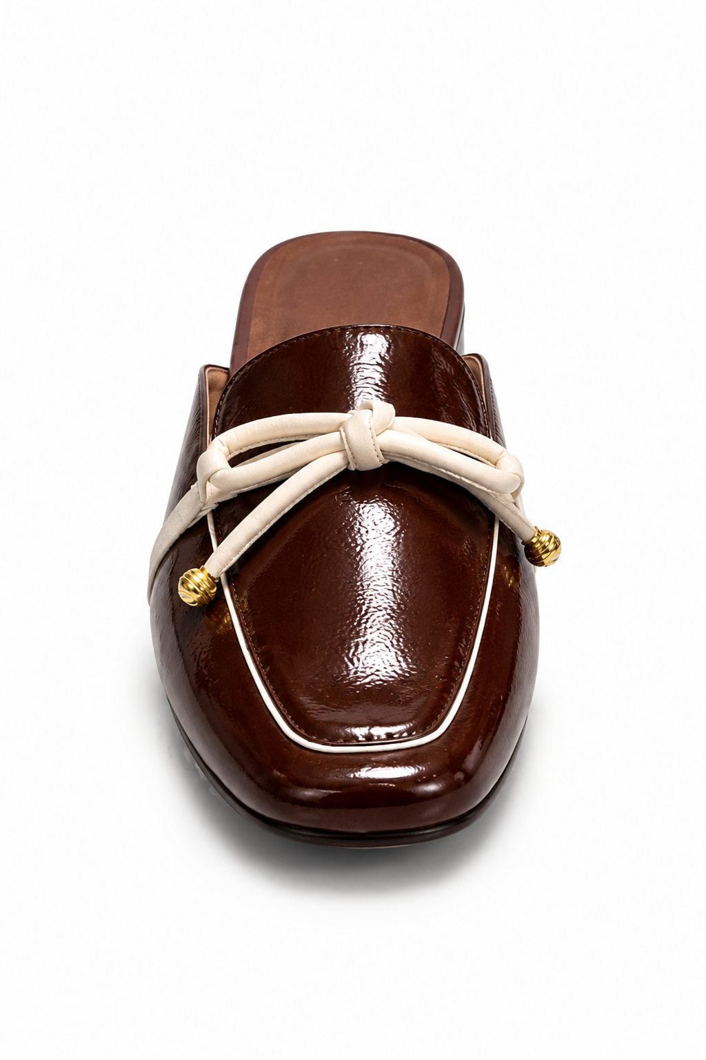 Zapato Mule Elegance Café