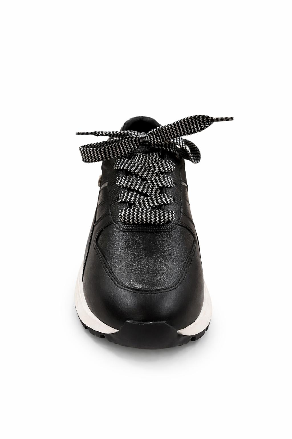 TENIS NEGRO X PLATA