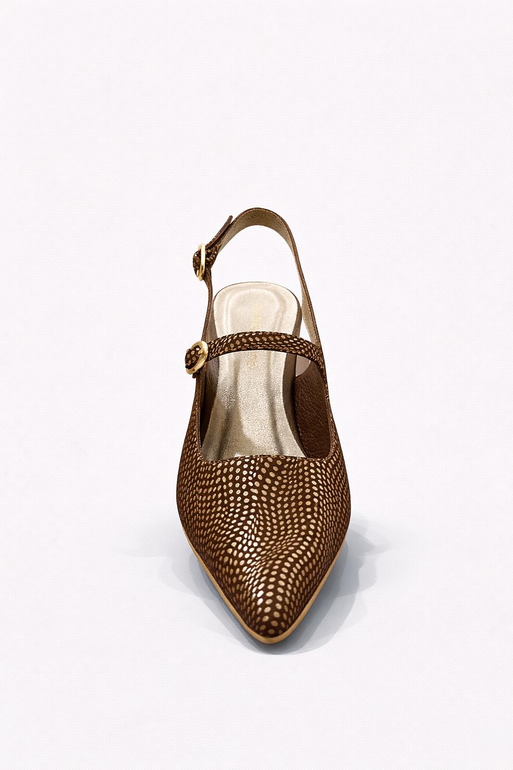 CALZADO EN CUERO CAFE