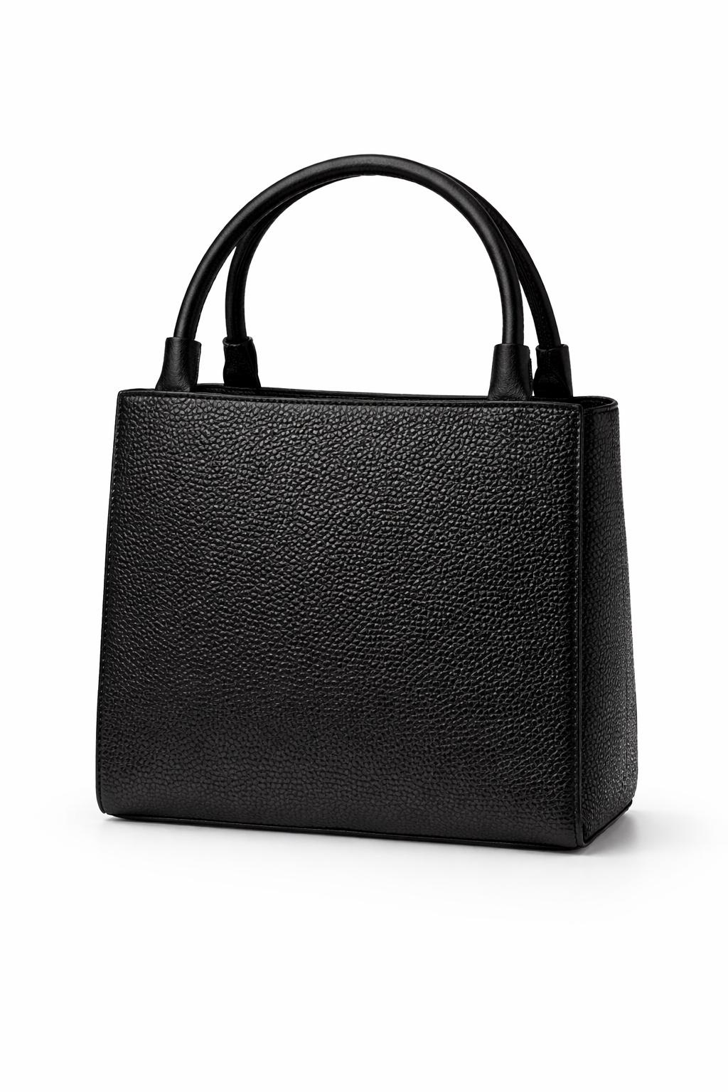 Bolso Elegancia Trenzada Negro