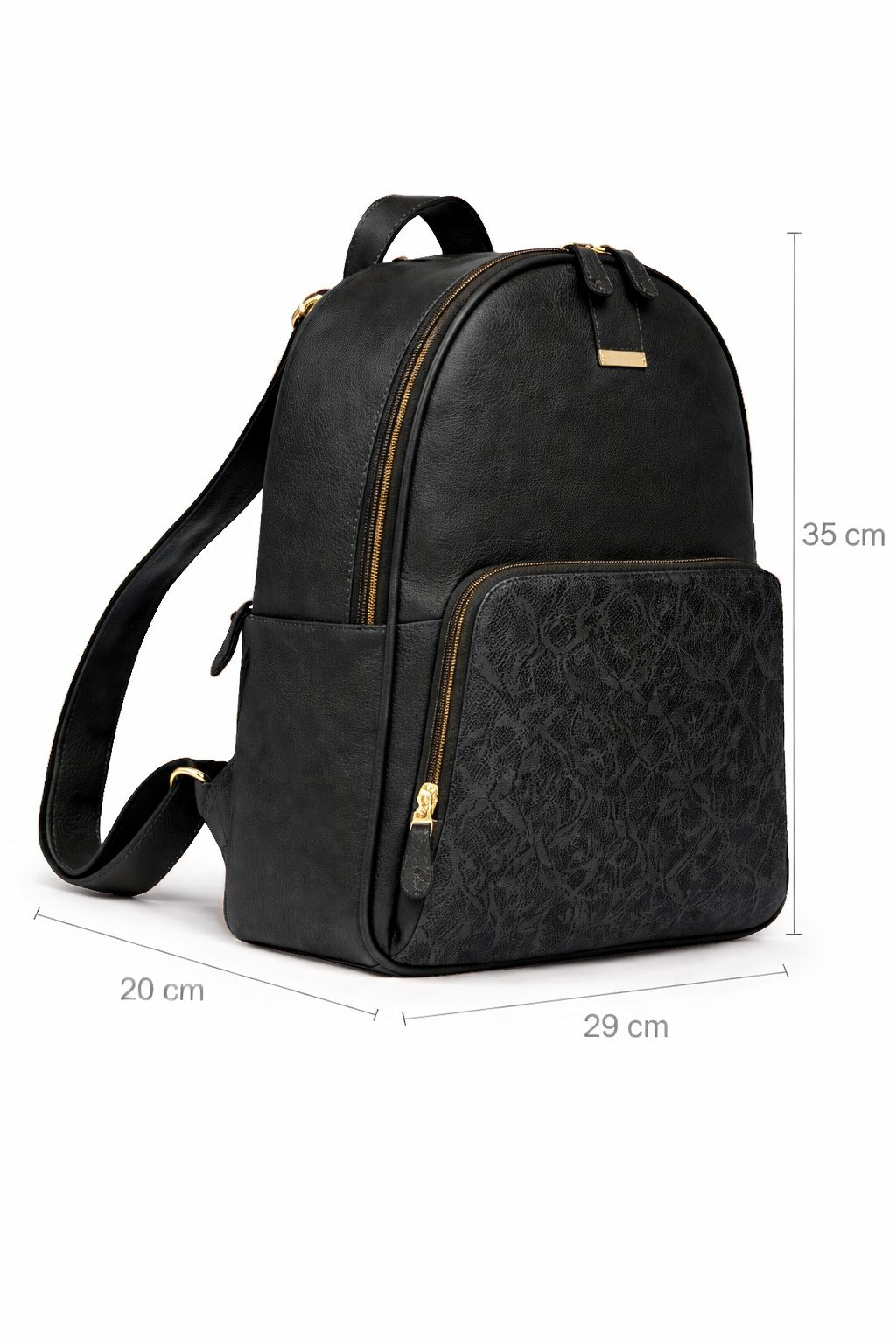 Morral Negro Elegance Textura Premium