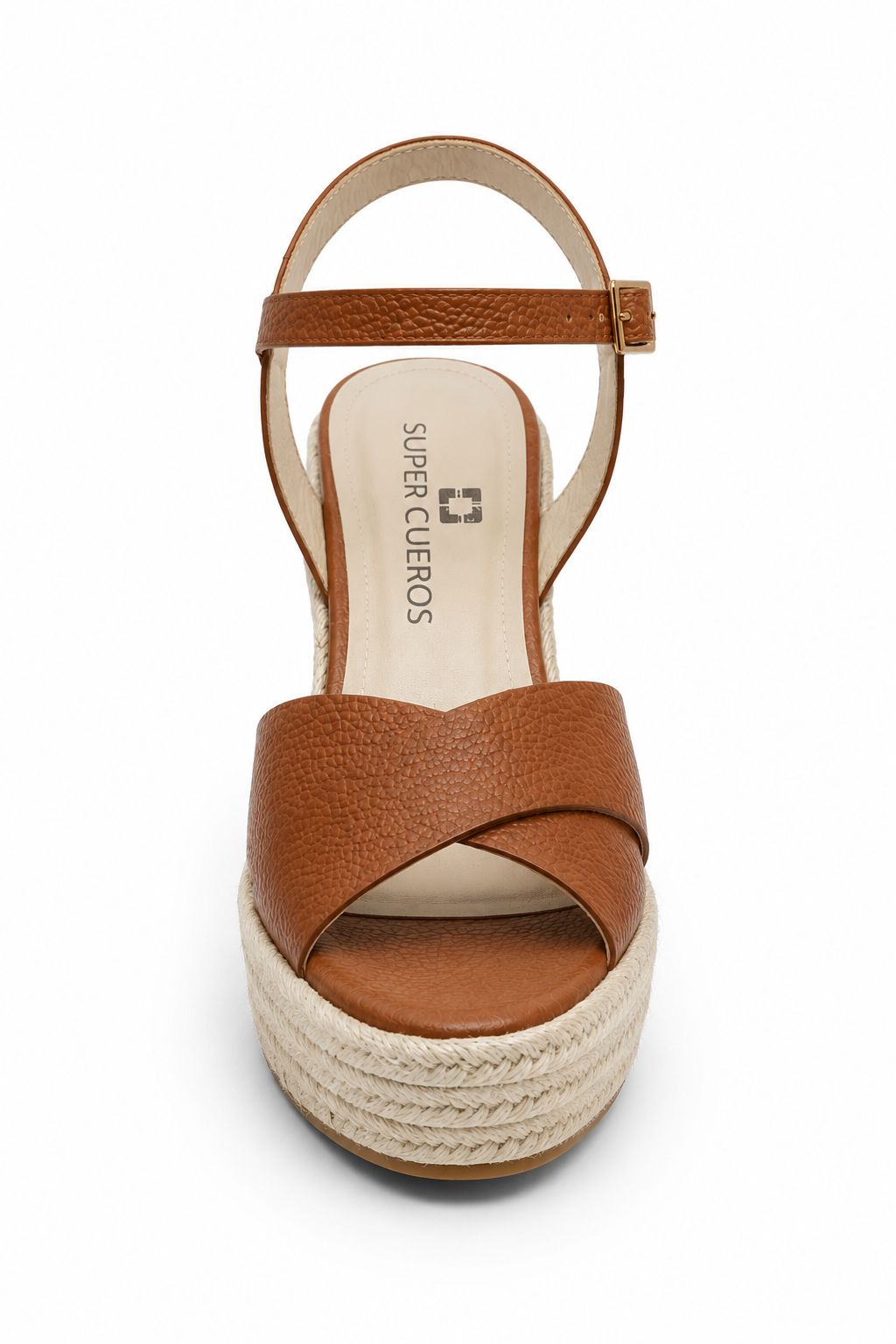 Sandalia Plataforma Yute Miel
