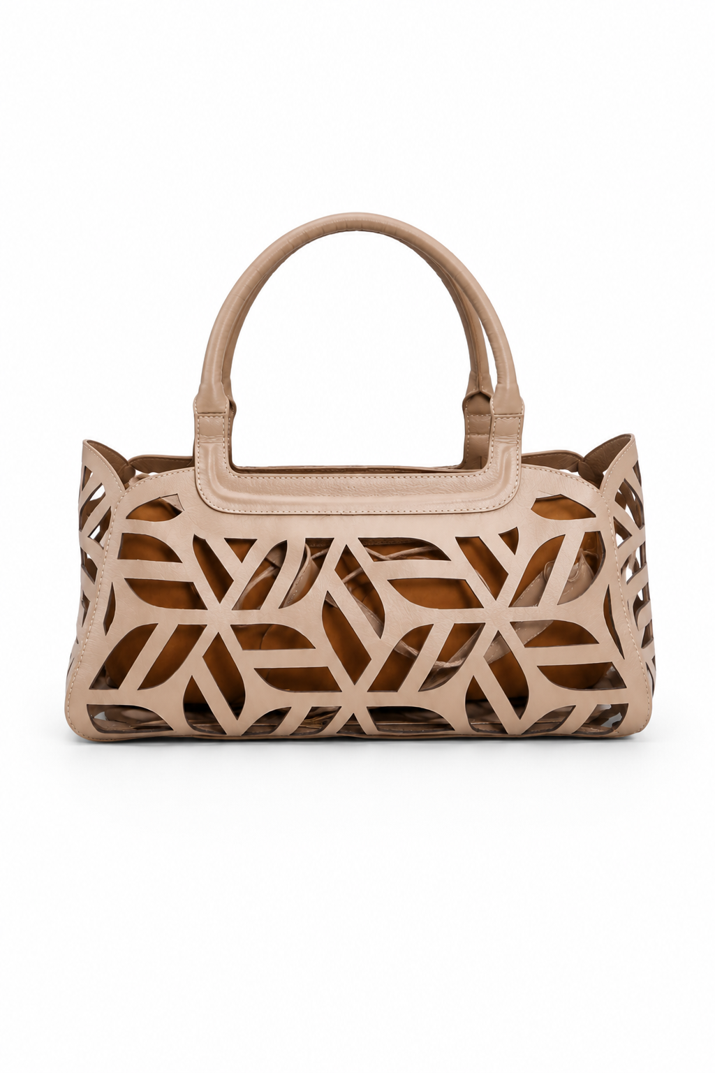 Bolso troquelado Camel