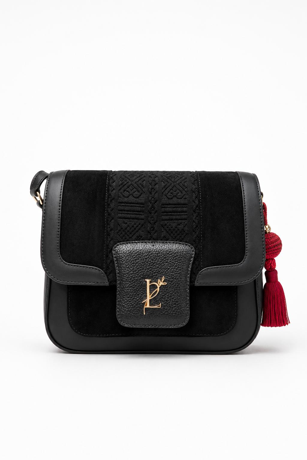 Bolso Bandolera Negro para Mujer