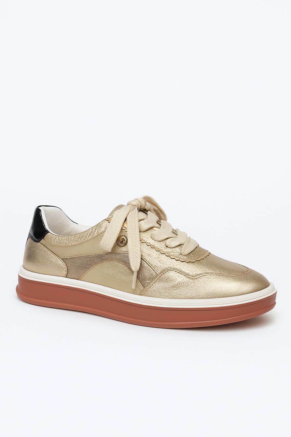 TENIS DORADO X NEGRO