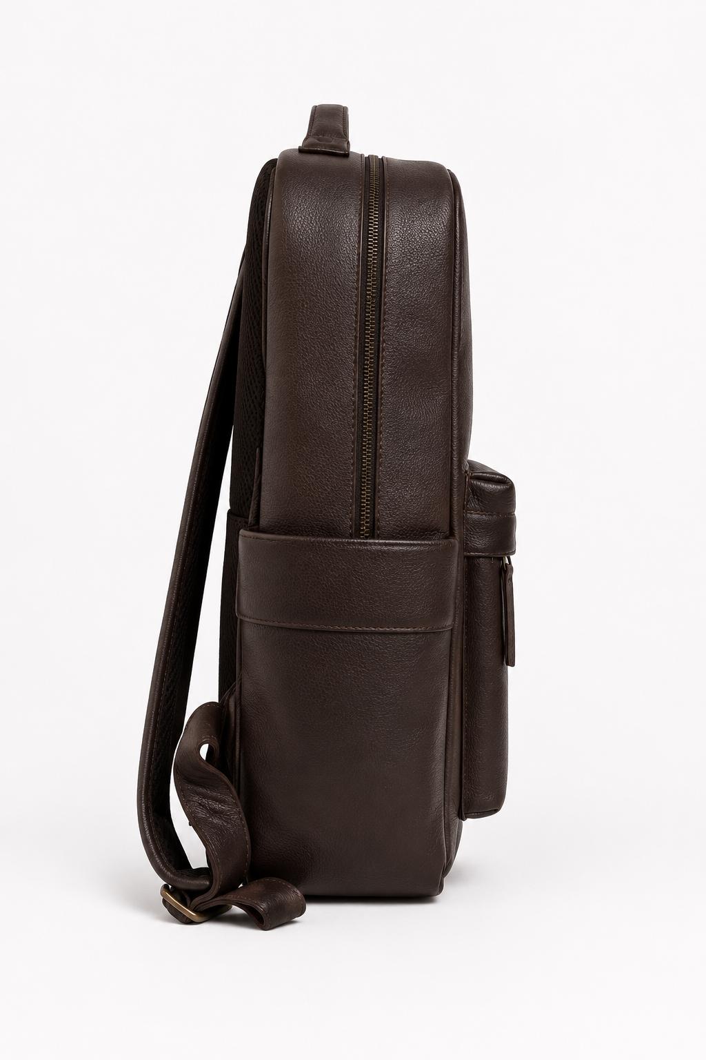 Morral Ejecutivo en Cuero para Hombre – Café