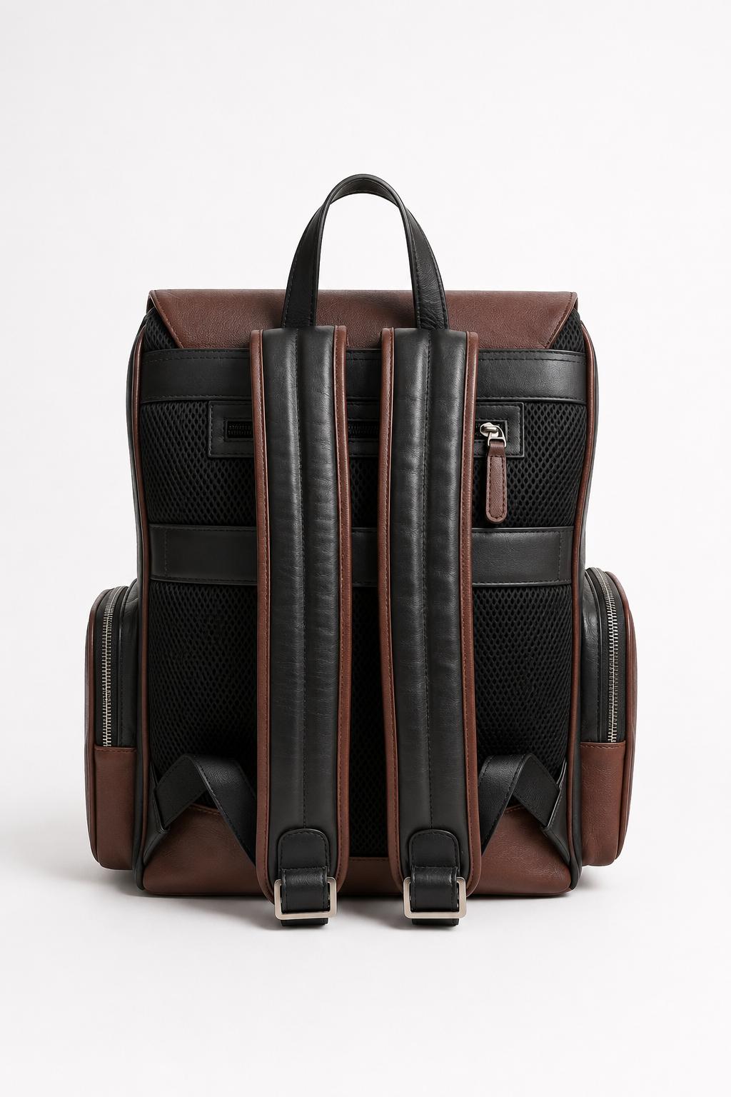 morral en cuero para hombre