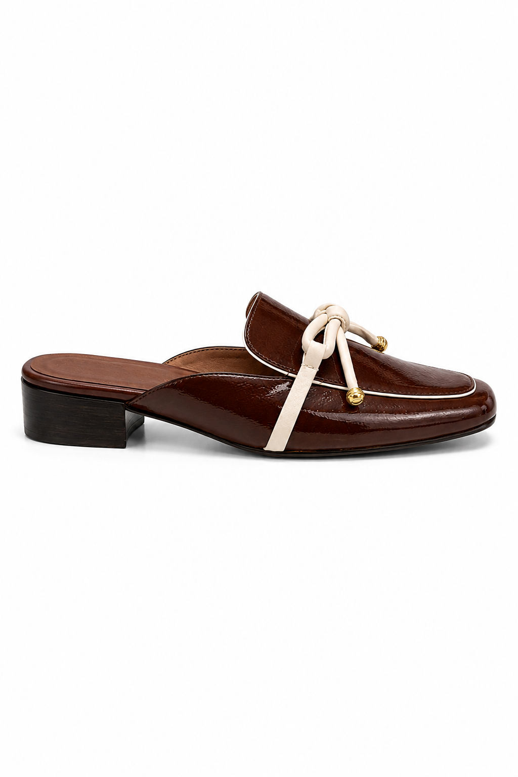 Zapato Mule Elegance Café