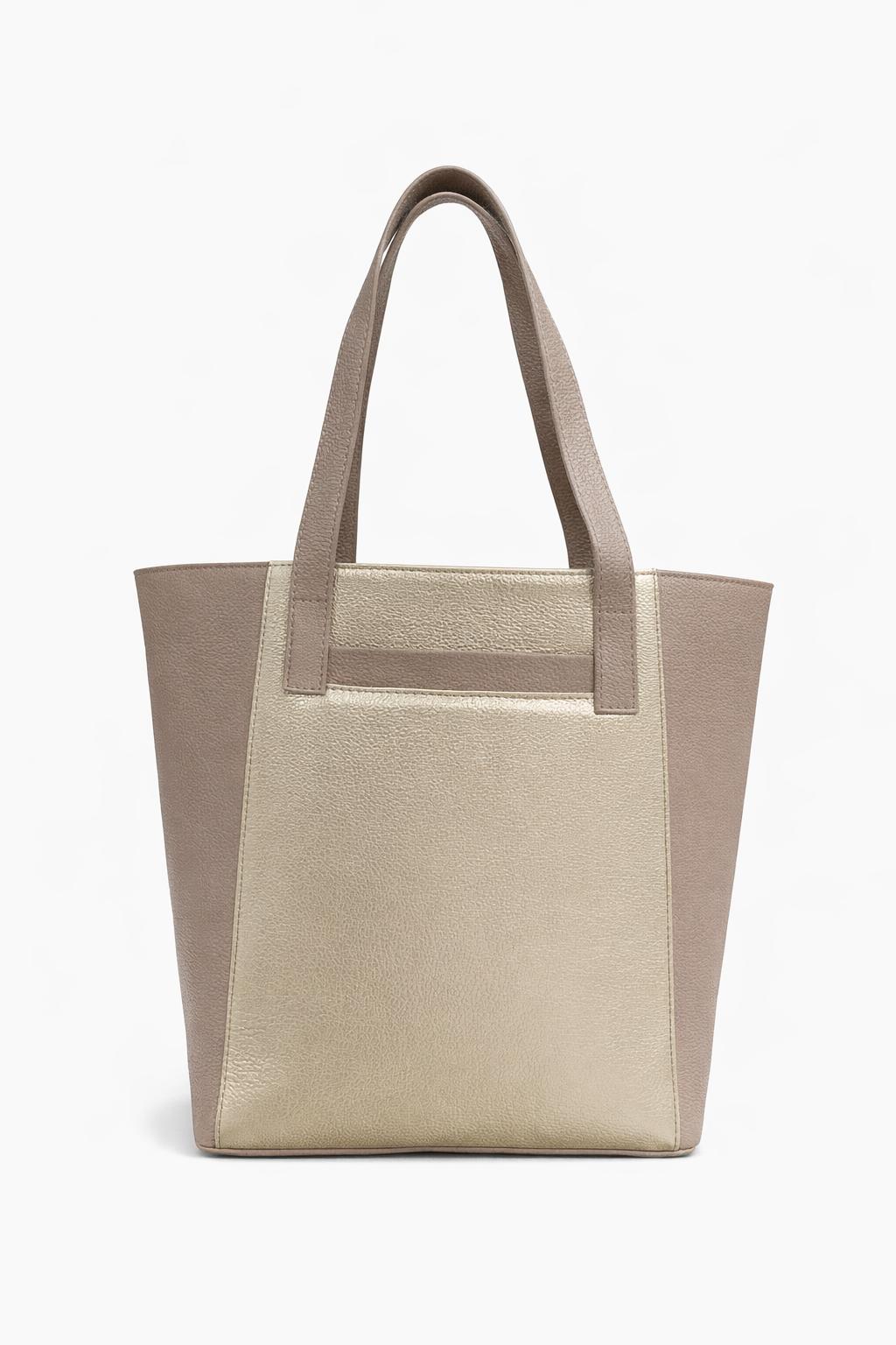 Bolso dama eva color dorado capucchino