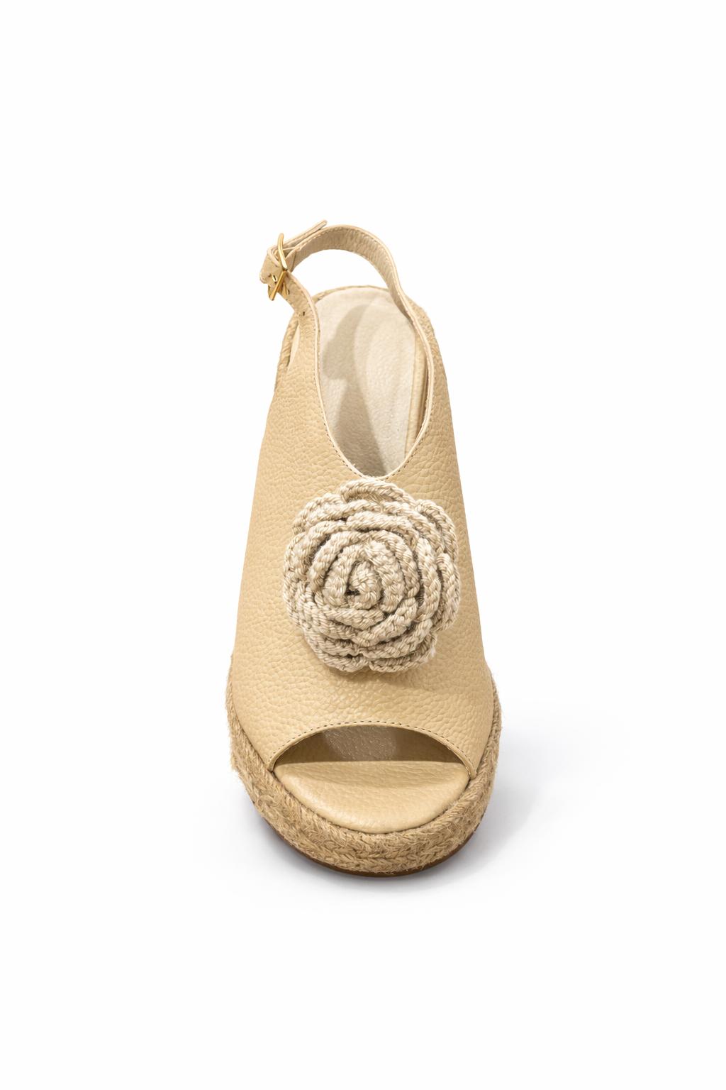 CALZADO PLATAFORMA YUTE COLOR BEIGE