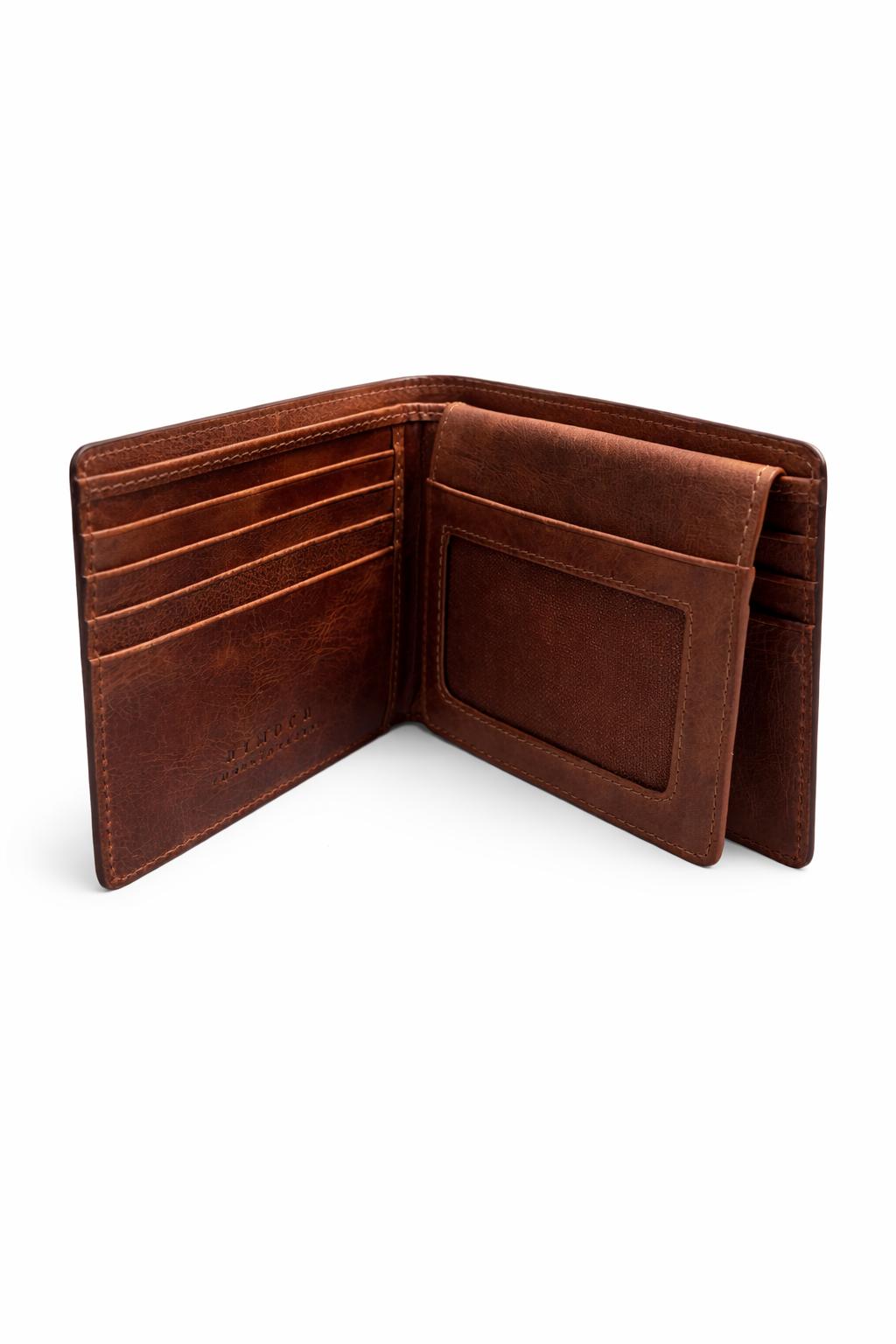 Billetera de Caballero en Cuero Café