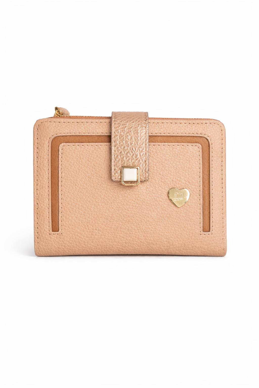 Billetera de Dama en Cuero Beige - vista 3