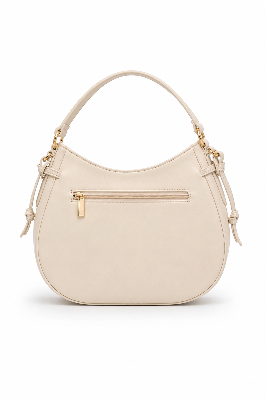 BOLSO EN CUERO BEIGE
