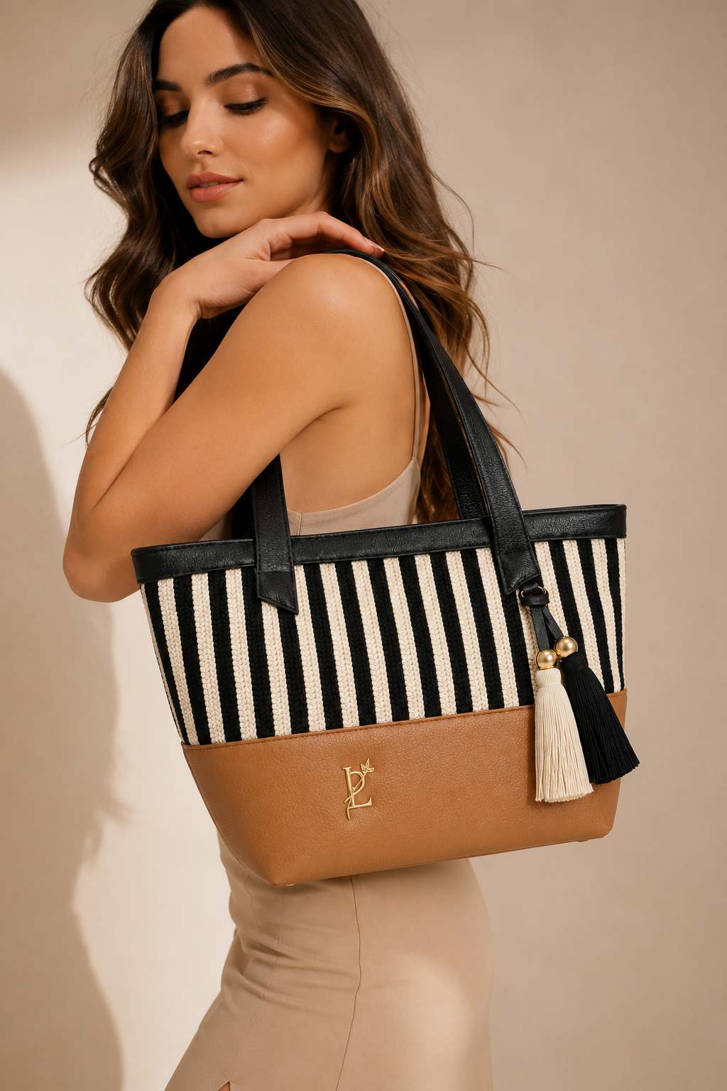 bolso para mujer tejido a mano