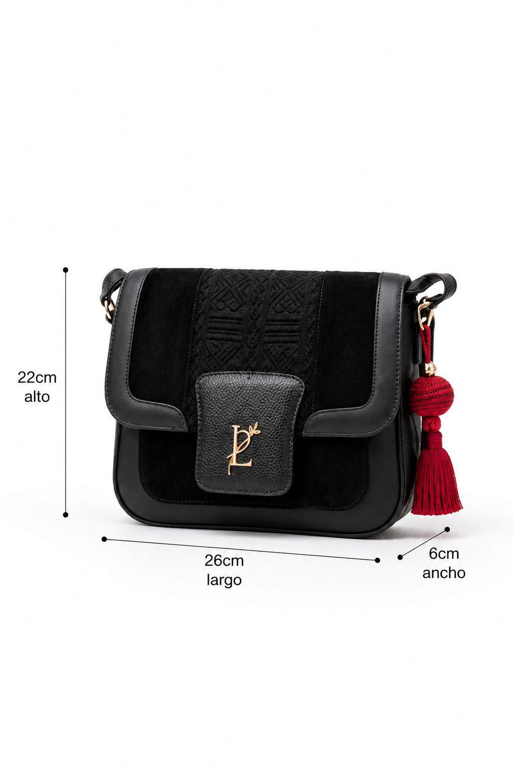 Bolso Bandolera Negro para Mujer
