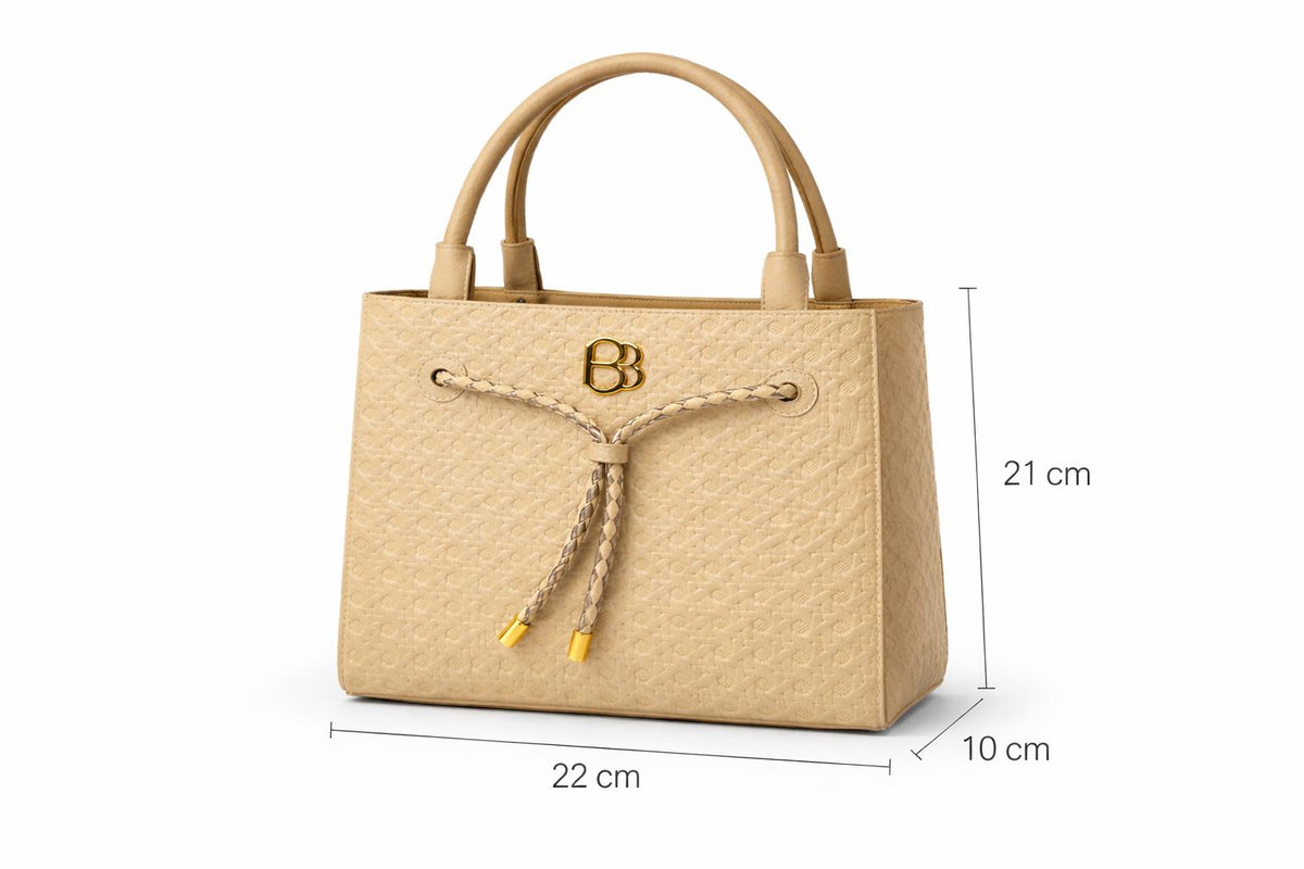 cartera en cuero amarillo pastel para mujer